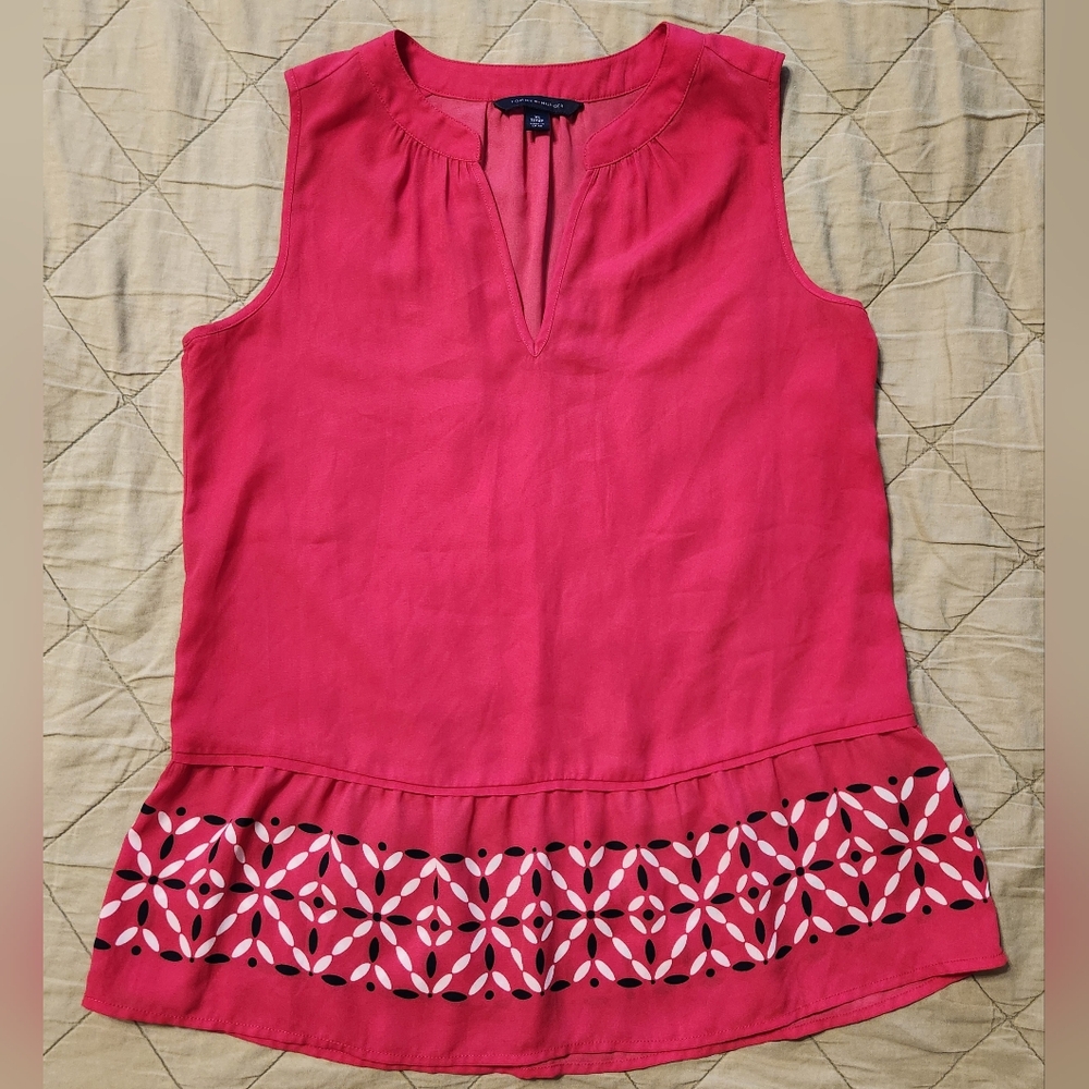 Tommy Hilfiger Women's Pink Tank Size XS